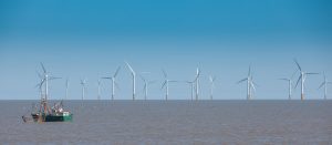 Offshore wind turbines in Maryland shores